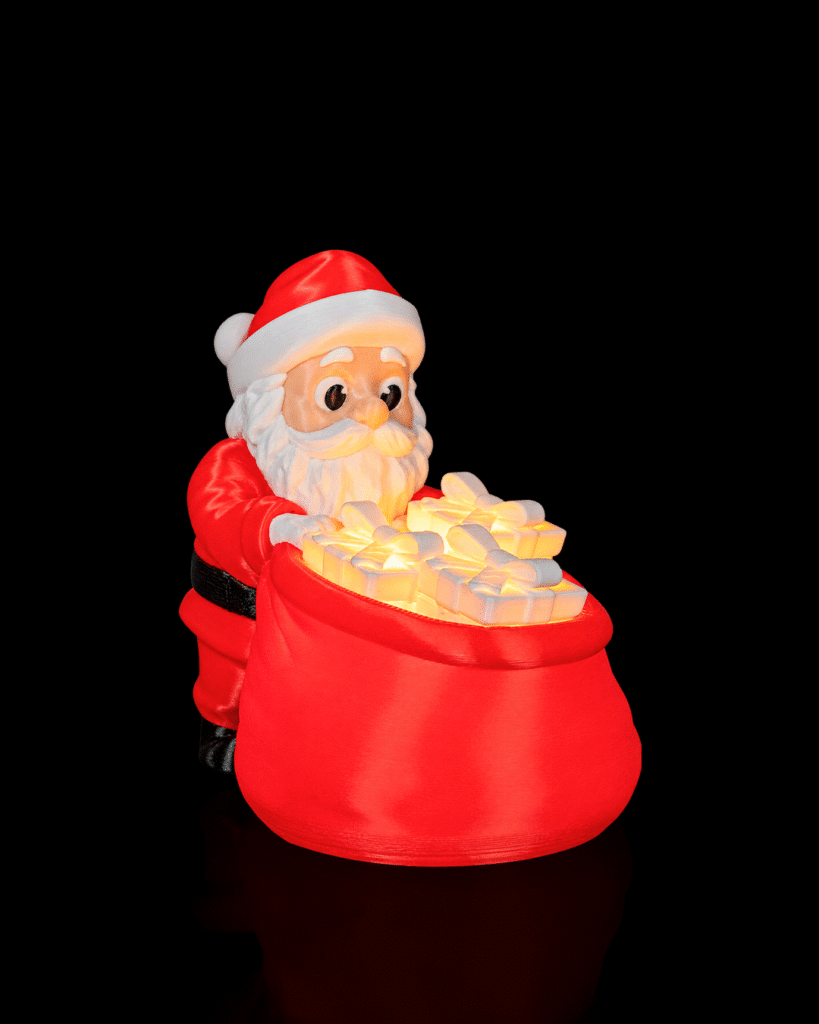 Lampe « Hotte du Père Noël »