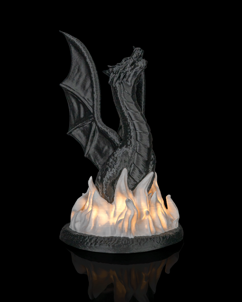 Lampe « Dragon des flammes »