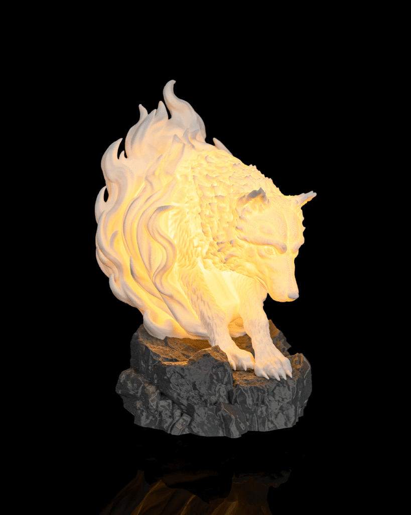 Lampe « Loup spirituel »
