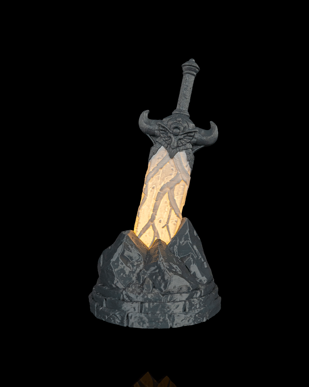 Lampe « L’épée dans le rocher »